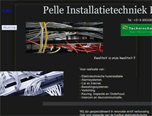 Tablet Screenshot of pelle-installatie.nl